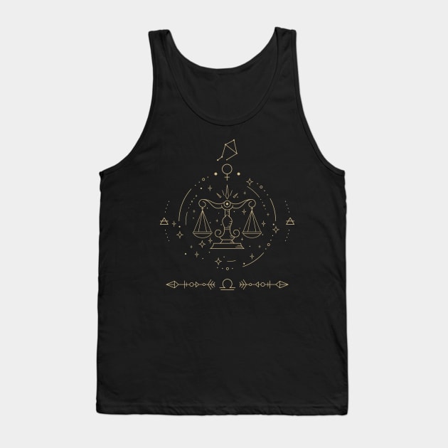 Sing of zodiac Libra Tank Top by choiyoojin